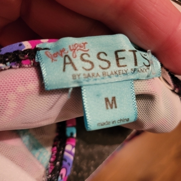 Spanx ASSETS by Sara Blakely Power Suit Slimming Tummy Control Floral Swimsuit - Picture 3 of 16